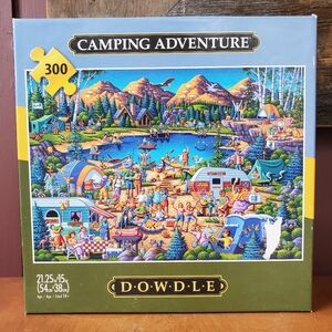 Dowdle 300-piece Large Piece Jigsaw Puzzle | Camping Adventure
